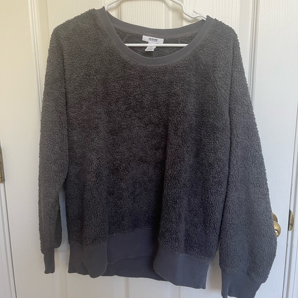 Gray Sparkle Fuzzy Sweater - Picture 1 of 3
